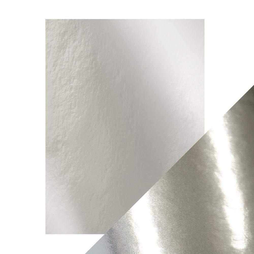 Chrome Silver Mirror Cardstock, 5 sheets